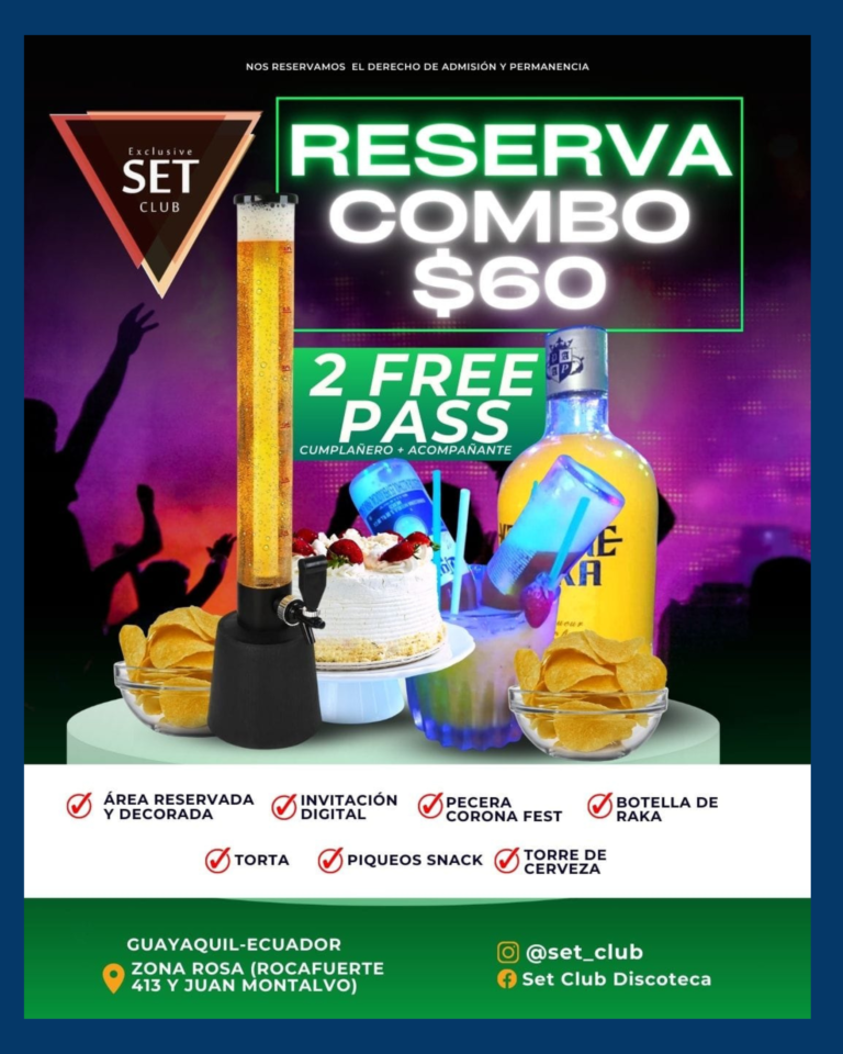 Discoteca Set Club Guayaquil Zona Rosa Turística. La Mejor Disco del Puerto Principal. Diversión a otro Nivel. Centro de Diversión Nocturna. Club Nocturno Privado. Bar Restaurante